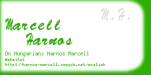 marcell harnos business card